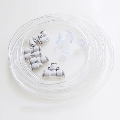 Aquarium CO2 Proof Tubing and Quick Connect Fittings CO2 System Improving Kit