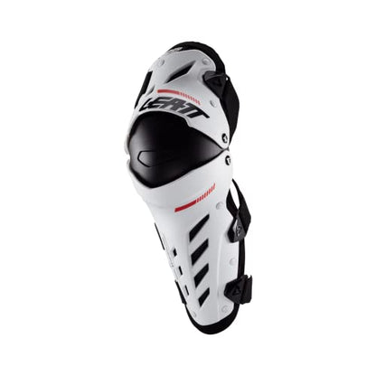 Leatt Unisex-Adult Motorcycle Pivoting Knee and Shin Hard Shell Impact Foam Guard - color: White, size: XX-Large