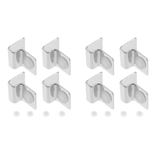 BESPORTBLE 8pcs Fish Tank Glass Cover Brackets Secure Aquarium Lid Clips for Stable Support and Protection of