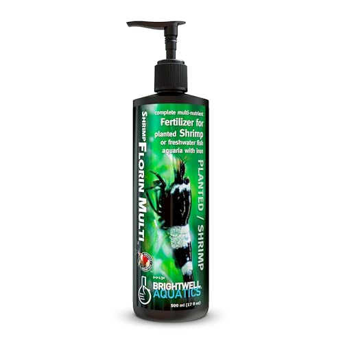 Brightwell Aquatics Shrimp FlorinMulti Complete Plant Nutrient, 500 ml - size: 500-ml