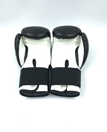 Boxing Gloves Black Kickboxing, Grappling, Fighting, Muay Thai Training Boxing Bag Gloves, Punch Bags and Focus Pads Punching Plain-Blank Vinyl Gloves No Logo - size: 4oz