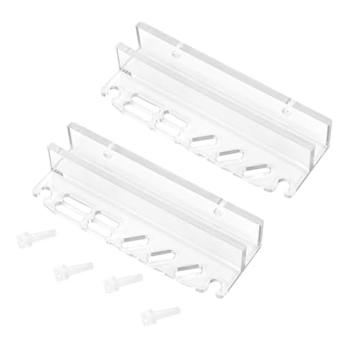 Multifunctional Aquarium Storage Rack Acrylic Tool Compartments for Fish Equipment Water Grass Tool Storage