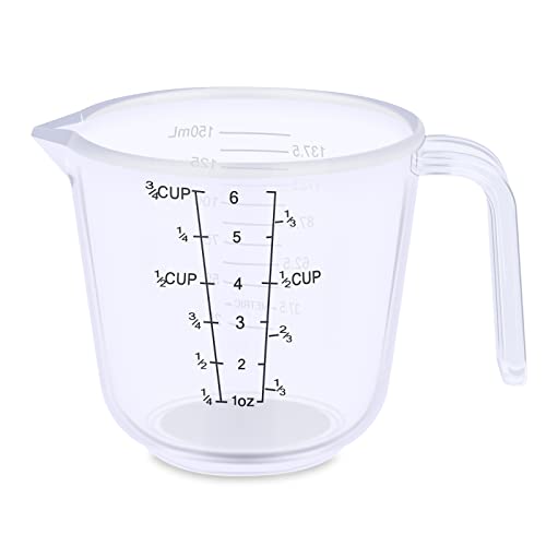 Measuring Cup, 3/4 Cup, Clear - size: 3/4 cup