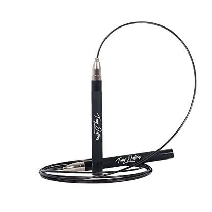 2.0 Speed Jump Rope of 360 degree Spin Ball Bearings, Daily Exercise Skipping Rope with Silicon Grip Handles, Lightweight Self Locking Adjustable Length Jump Rope for Fitness Training