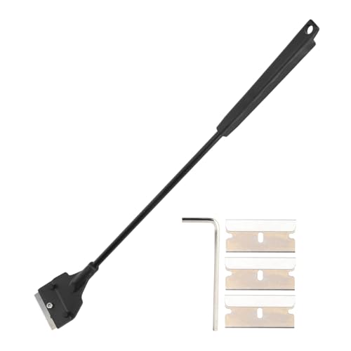 Scraper for Glass Aquariums Fish Cleaner Aquarium Scrapers Plastic Aquarium Plant Tools Long Aquascaping Tools Spatula Aquatic Plants Tool for Freshwater and Saltwater