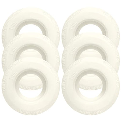 1 inch Hydroseal flexible tank adapter TPV Grommet bulkhead connector, Leak-Proof aquarium bulkhead fitting for 1'' PVC Pipe, Tanks, Hydroponics, Aquaculture, Filtration & Drainage, No-Glue Push-Fit - size: 1 inches-6Pcs