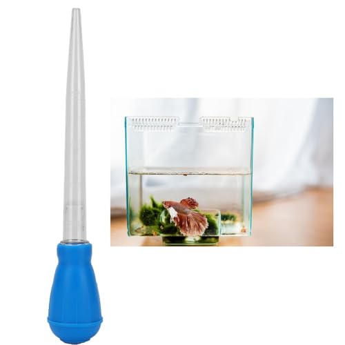 30ml Plastic Aquarium Gravel Cleaner Tool Leak-Proof Design Siphon Dropper for Fish Tank Water Change & Sand Cleaning