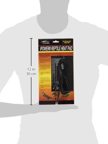 iPower 6 by 8-Inch 8W Reptile Heat Mat, LCD Digital Aquarium Thermometer, Under Tank Warmer Terrarium Heat Pad for Turtles Lizards Frogs and Other Small Animals, Multi Sizes (Pack of 3) - size: 6" x 8" (Pack of 3)