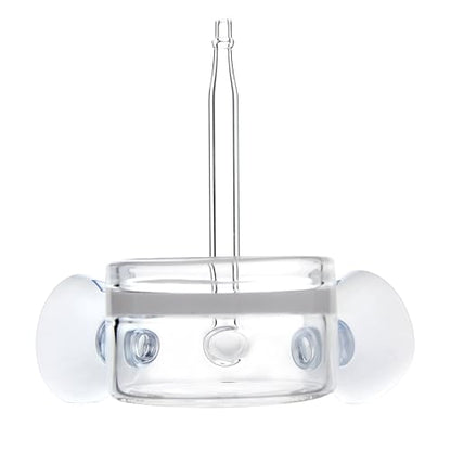 Pollen Glass CO2 Diffuser with U-Shape Connecting Tube for Aquarium Planted Tank (2" for 50-80 US gallons)