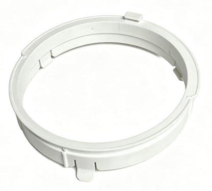 5.9 Inch Portable Air Conditioner Hose Connector, Comes with Threaded Adapter for Repairing Broken AC Hoses, PVC Replacement Adapter for Round Plug-In Exhaust Port