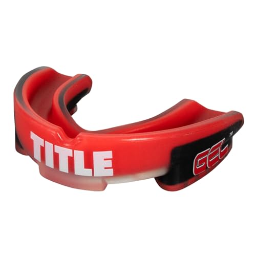 TITLE Boxing Gel Triple-Shox Mouthguard 2.0: Boxing Guard, Sports Guard - color: Red/Black