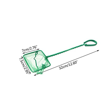 Aquarium Fish Net Fine Skimmer Filter Quick Catching Net Safe for All & Shrimp 3 4 5 6 8 10 Inch