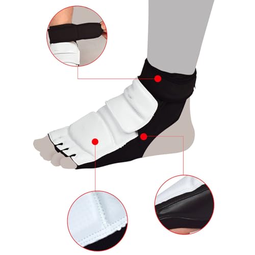 Taekwondo Sparring Gear Foot Protector, Breathable Non-Slip (38-39) | Martial Arts Protective Foot Gear, Karate Boxing Sparring Foot Guard for Kung Fu Boxing Kickboxing Training - size: XL 38-39, style: XL 38-39