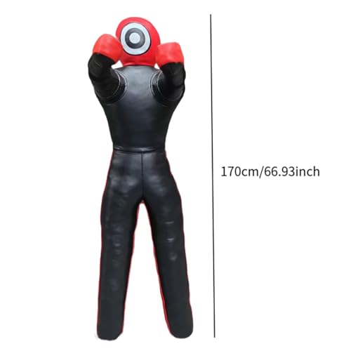 Unfilled Wrestling Dummy Punching Bag Standing Professional Multipurpose Boxing Dummy Grappling Training Aid for Practice