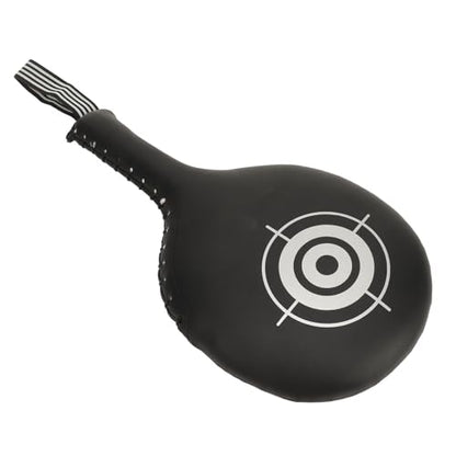 Boxing Target Paddle Kickboxing Hitting Target Pad Martial Arts Training Equipment Taekwondo Karate Kickboxing for Martial Arts Training (Black)