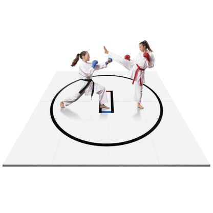 Generic 10x10ft Foldable XPE Jiu Jitsu Floor Exercise Mat for Home Landing Training Mat 1.2inch Thick for BJJ MMA Grappling Martial Art Boxing Judo