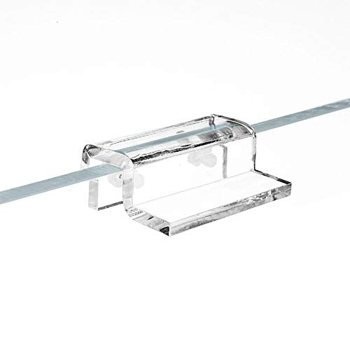 Transparent Acrylic Glass Cover, Shelf Holder for Aquariums, Stable Holder for Aquariums, Up to 6-12 Mm Glass Thickness, Wonderful Accessories for Aquariumsaquariums