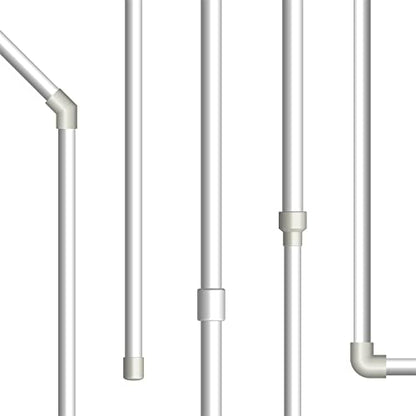 uxcell Pure Silicone Tubing 32mm ID,38mm OD Water Air Pump Pipe, 4Pcs 0.33 Ft Transparent Silicone Hose Tubing for Household, Industry, Drinking Water - size: 32mm x 38mm