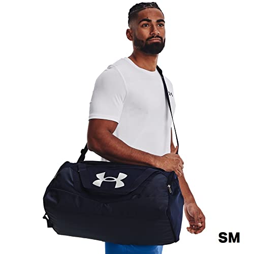 Under Armour Undeniable 5.0 Duffle - color: Midnight Navy (410)/Metallic Silver, size: Small (40L)