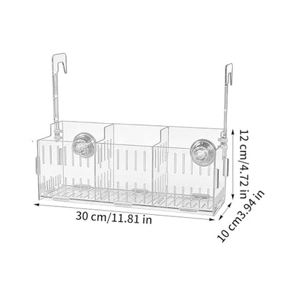 Plant Holder for Aquarium - Acrylic Hydroponic Basket Transparent Adjustable Height Aquatic Plant Holder Decoration Corner Shelf Underwater Vine Moss