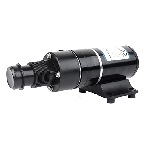 Water Pumps, Parts & Accessories 12v Dc 24vdc 45L/min Pump Sewage 12GPM Dual Blade Centrifugal Impeller For Sanitation Waste And Fish Box Evacuations(12V) - size: 12V