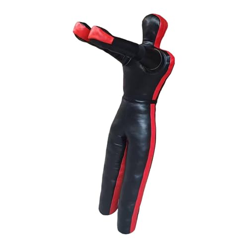Boxing Dummy Wrestling Dummy for Kids Punching Dummy Judo Grappling Dummy Unfilled PU Leather for Karate Home Exercise