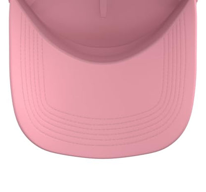 Drying Rack Baking Pastry Chef Trucker Hat with Adjustable Mesh Back - color: Pink