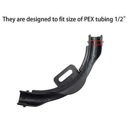 10 PCS 1/2" PEX Tubing Bend Support, Plastic