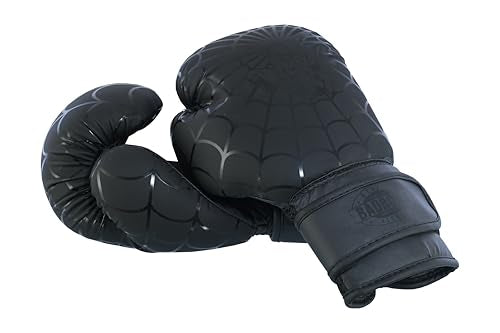 Kids Boxing Gloves 6oz | Boxing Gloves for Kickboxing Muay Thai MMA | Bag Gloves for Punching Bag - color: Black-MATT