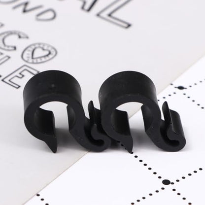 50pcs Irrigation Tubing Clips Wire Cable Clamps Adjustable Stand S Hook Cord Holder Fuel Line Clamps Wire Cord Clips Adjustable Hose Clamp Hose Clips Water Buckle Fruit Tree