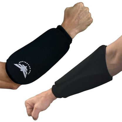 Padded Forearm Guards with Arm Pads on Top & Bottom - size: X-Large