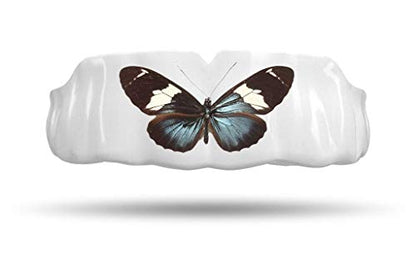 Impact Custom Professional MMA/Boxing/Muay Thai Mouthguard with Trim for Gag Reflex - color: Butterfly