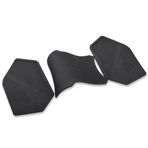 Motorcycle Tank Pads Side Gas Knee Grip Protective StickerApplies to Suzuki V-Strom 250 DL250 (2018-2024) (black)