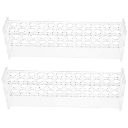 PRETYZOOM 2Pcs Testing Tube Rack Reusable Test Tube Holders for Lab Use Sampling Tube Organizer for Research Clinical and Educational Settings