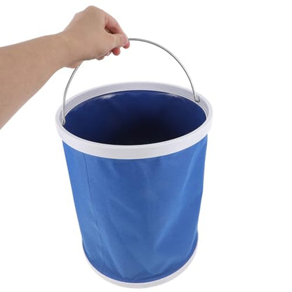 Amosfun Lightweight Collapsible Camping Bucket Portable Folding Water Container for Car Wash Outdoor Fishing