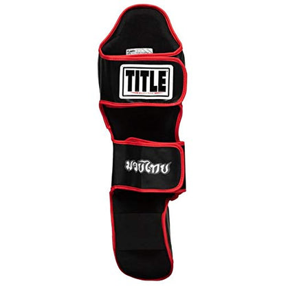TITLE Boxing Muay Thai Pao Shin/Instep Guards V2 - Muay Thai Shin Guards, Shin Guards, Mma Shin Guards, Kickboxing Shin Guards, Shin Pads, Shin Guards Mma, Martial Arts Shin Guards, Muay Thai Shin Pad - size: X-Large