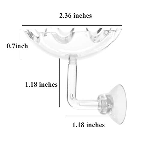 Shrimp Feeding Dish Shrimp Feed Dish, High Transparent Acrylic Material