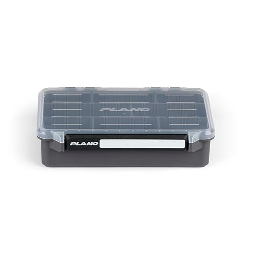 Plano StowAway 3600 Deep Stow Tackle Box with Corrosion-Preventive Rustricor, Single Latch Design, Transparent DuraView Lid, Stackable Storage for Fishing Bait, Lures and Gear - size: 3600 Deep, style: New Model