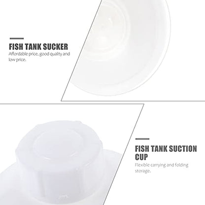 Toddmomy 10pcs White Screw Suction Cup Practical Aquarium Sucker Easy Install Disassemble