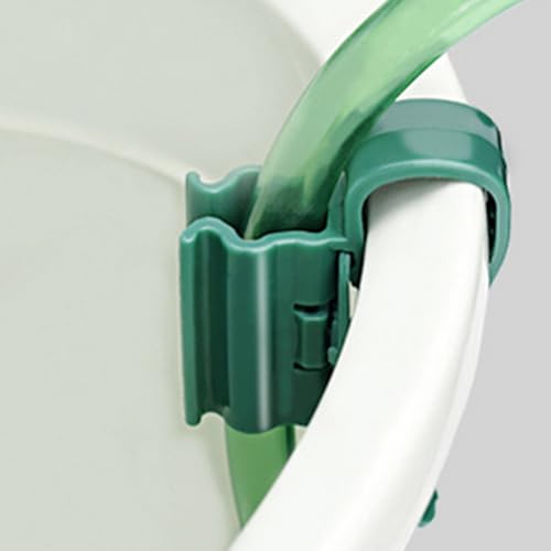 Abaodam 4Pcs Water Bucket Clips Multifunction Fixing Clips for Aquarium Water Inlet Outlet Durable Plastic Pipe Holders Easy Installation for Fish Tank Maintenance