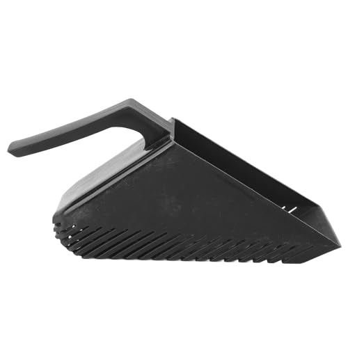 Fish Tankes Sand Shovel, Aquarium Gravel Sand Shovel, Strong Construction Clean Pan Scoop Shovel Plastic Gravel Strainer Shovel Clean Tool Black