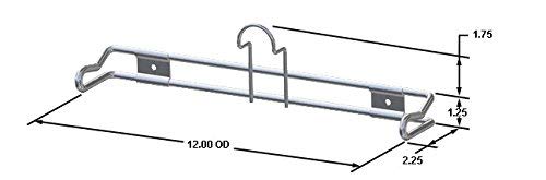 Wall Mount Plastic Grocery Bag Holder/Dispenser - T-Shirt Bag Rack - Includes Screws, 2 Pack - size: 2 Pack