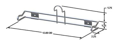 Wall Mount Plastic Grocery Bag Holder/Dispenser - T-Shirt Bag Rack - Includes Screws, 2 Pack - size: 2 Pack