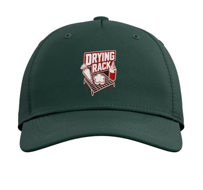 Drying Rack Baking Pastry Chef Adjustable Baseball Hat - color: Dark Green