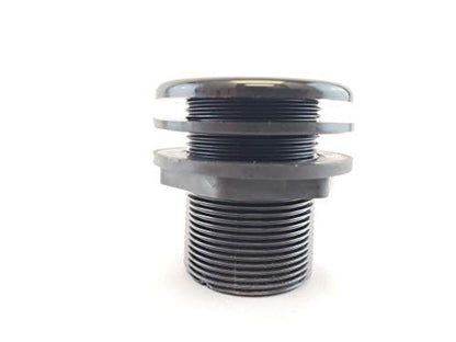 Lifegard Aquatics 1/2-Inch Double Threaded Bulkhead