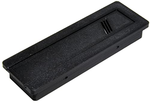 Aquameta Aquarium Feed Hole Cover for Fluval Flex 15 Gallon/57L - Secure Escape & Intrusion Prevention - Easy Slide Mechanism - PETG Material - Black - color: Black, size: Fluval Flex 15 Gallon (57 Litre)