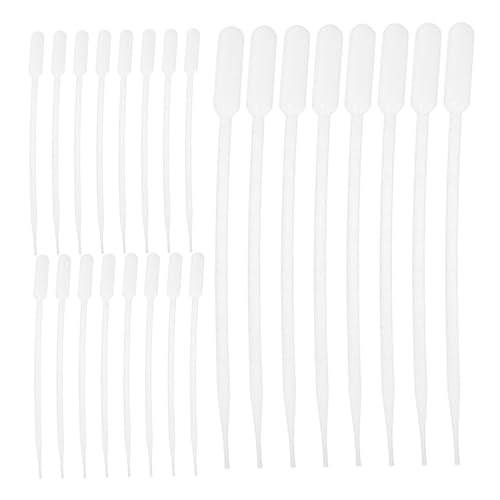 ABOOFAN 100pcs Water Droppers Portable Pipettes Droppers Plastic Pipettes for Liquid Accurate Suction for Aquariums Crafts