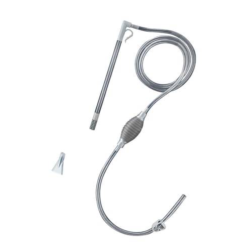 Aquarium Cleaner Siphon Hose Portable Handheld with Filter Water Changer Pump(Grey)