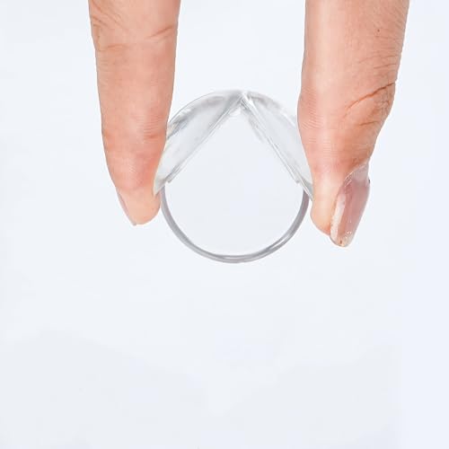 10Pcs Table Corner Protectors,Corner Guards,Clear Edge Safety Bumpers to Cover Sharp Furniture,Drawers,Cabinets, Round