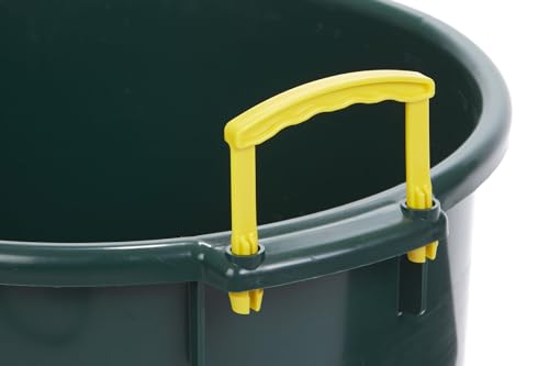 Little Giant® Plastic Muck Tub | Durable & Versatile Utility Bucket with Handles | Muck Bucket | Durable Handles | 40 Quart | Green